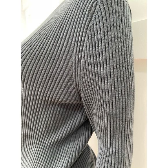 Eileen Fisher Sleek Tencel Lyocell Rib Long Cardigan size small * wom266 - Picture 6 of 12